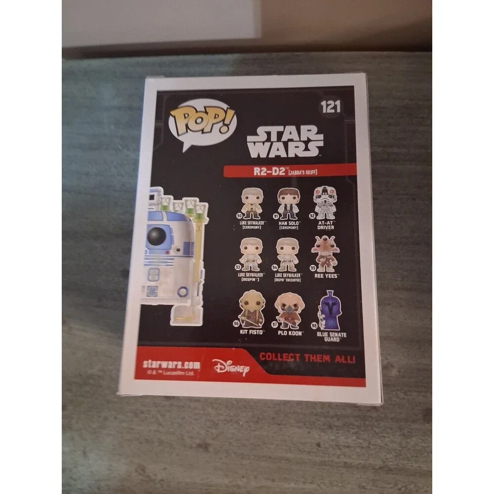 NIB Funko POP! Star Wars R2-D2 Jabba's Skiff Vinyl Figure #121 Smuggler's Bounty